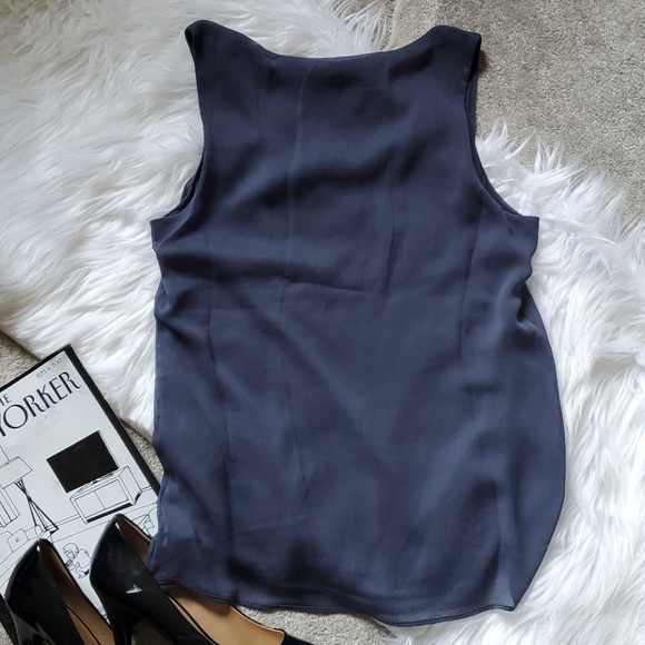 Cynthia Rowley  Embellished Sleeveless Blouse - Picture 4 of 7